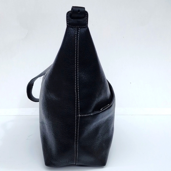 Maxx New York Black Leather Shoulder Bag - Picture 2 of 13